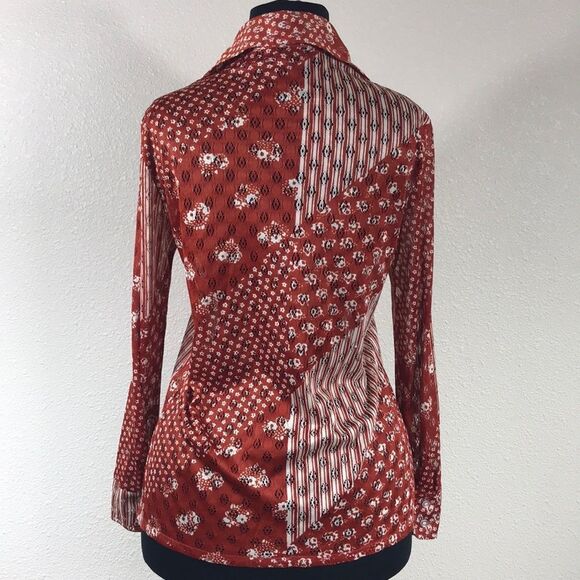 Vintage J Mohilet California Women's Blouse Size M - Picture 5 of 8